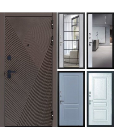Входная дверь Дверной Континент серия Дизайн ДК-19